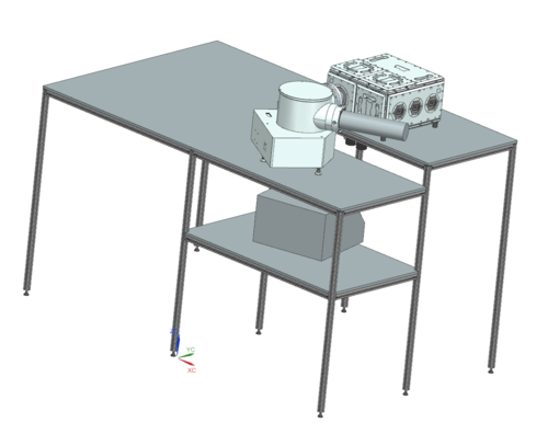 An overall view of the designed VUV experimental setup